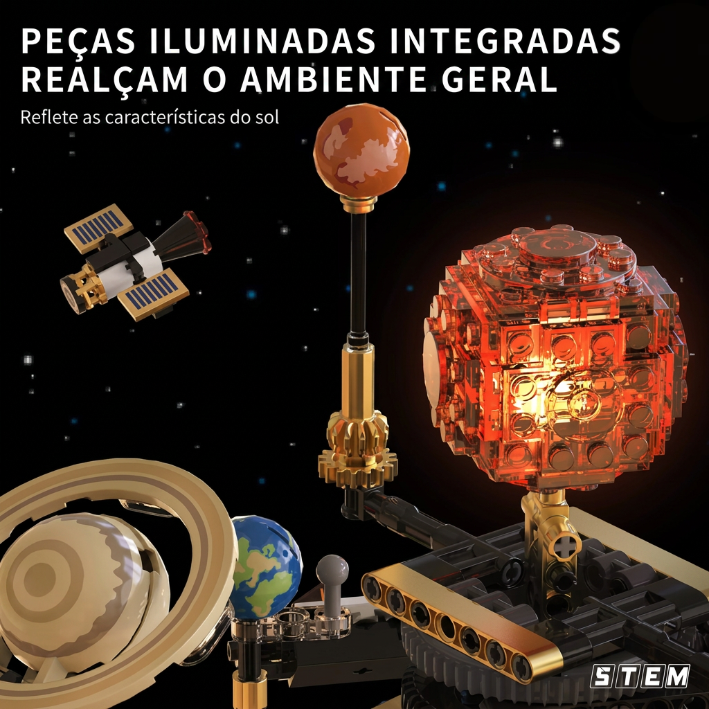 Planetário do Sistema Solar (1098 peças)