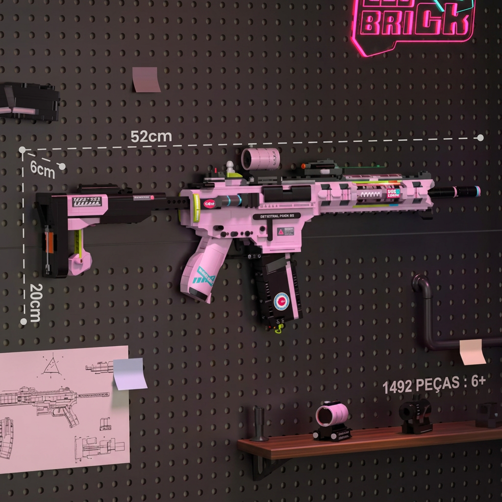 M4A1 Saccharine (1492 peças)