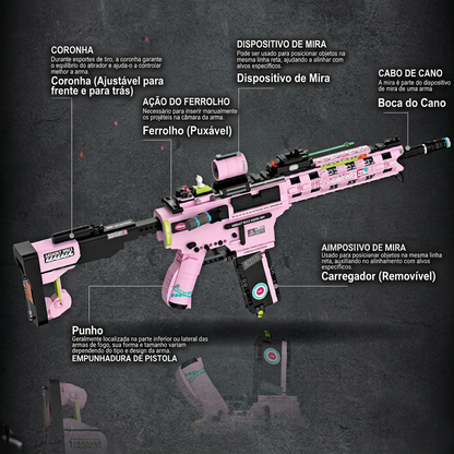 M4A1 Saccharine (1492 peças)