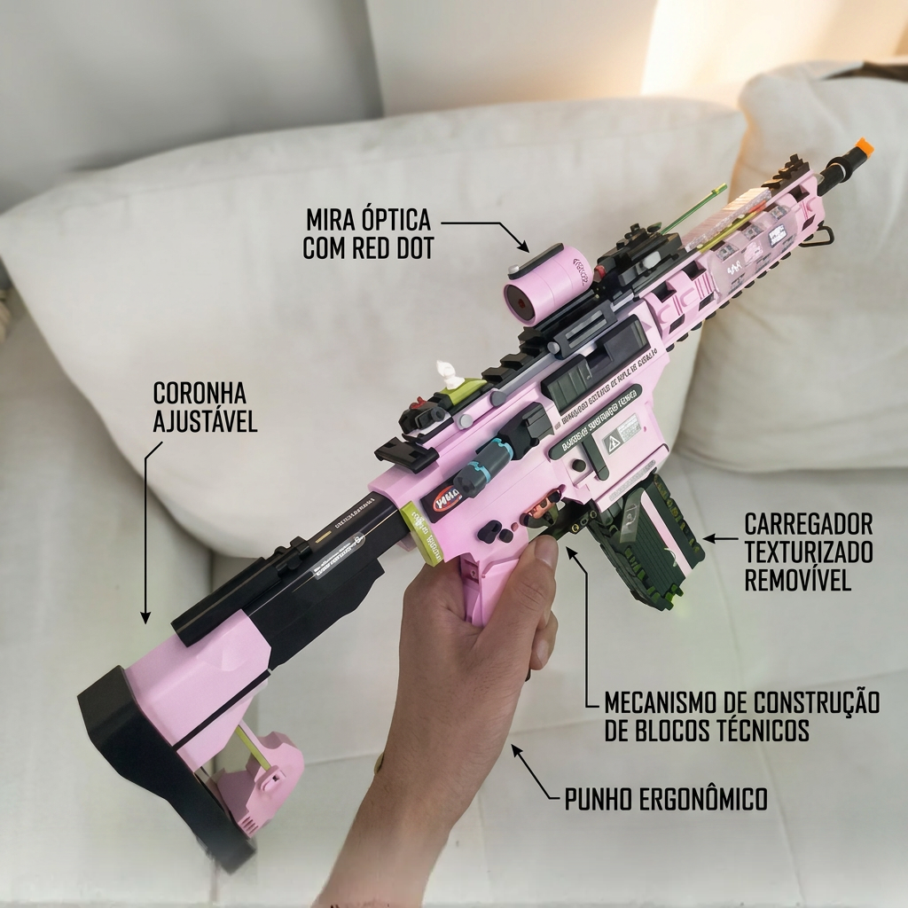 M4A1 Saccharine (1492 peças)