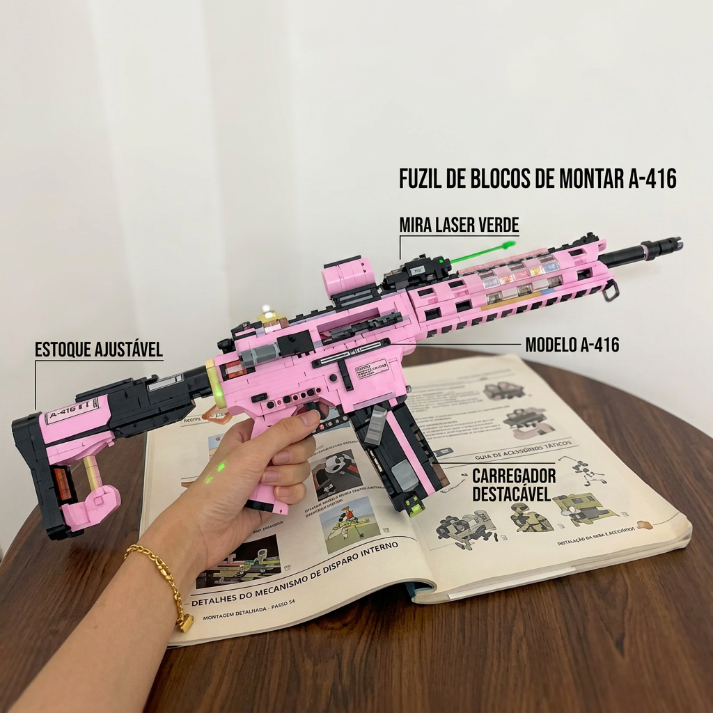 M4A1 Saccharine (1492 peças)