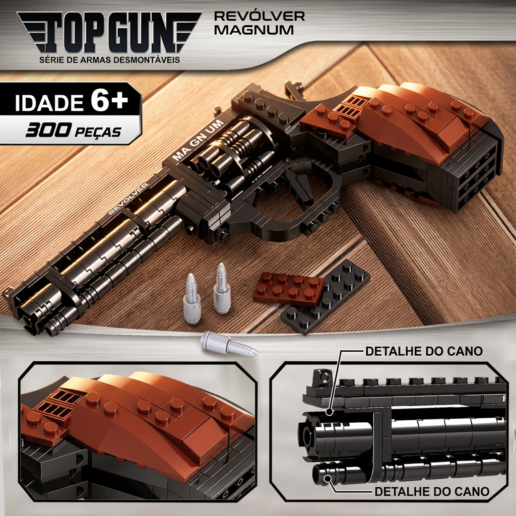 Revólver Rossi RM66 357 Magnum (300 peças)