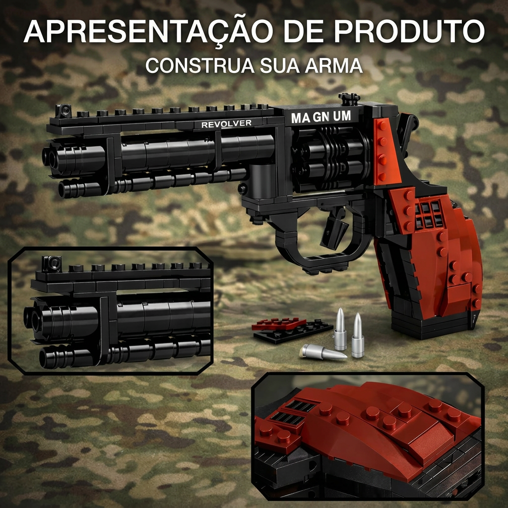 Revólver Rossi RM66 357 Magnum (300 peças)