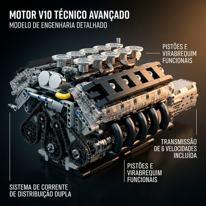 Motor V10 LFA (1834 peças)