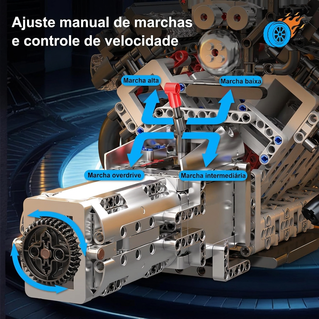 Motor V10 LFA (1834 peças)