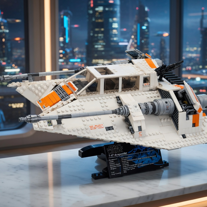 Star Wars - Snowspeeder Rebelde (1703 peças)