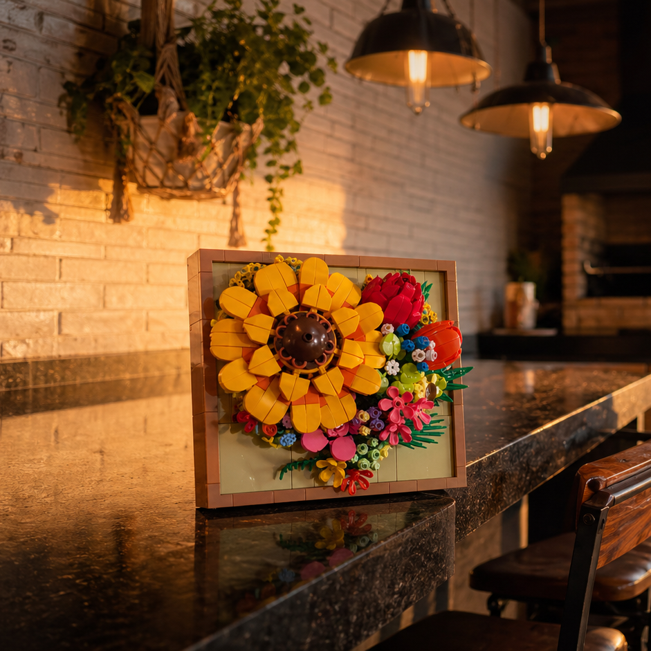 Moldura Floral 3D (781 peças)