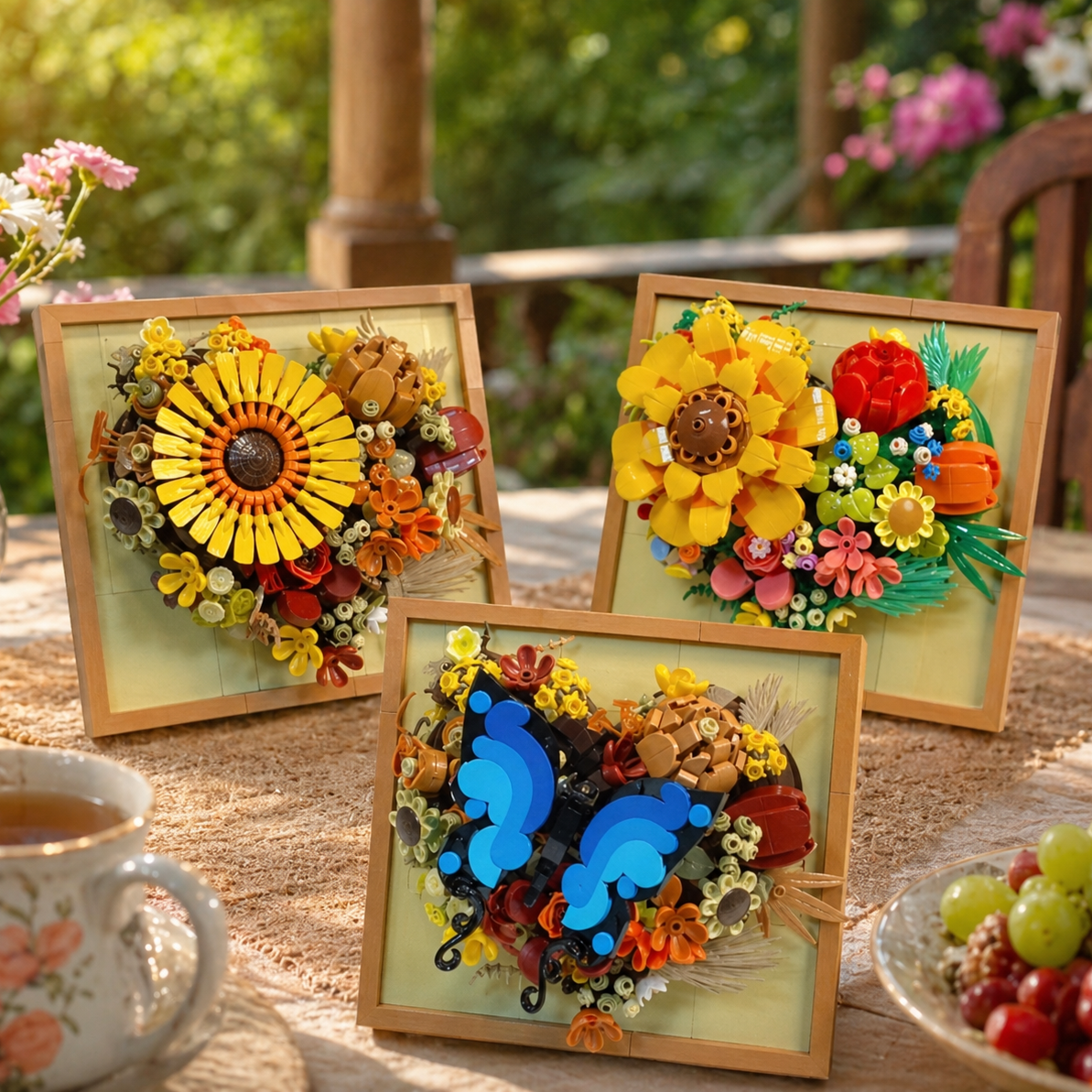 Moldura Floral 3D - Borboleta (765 peças)