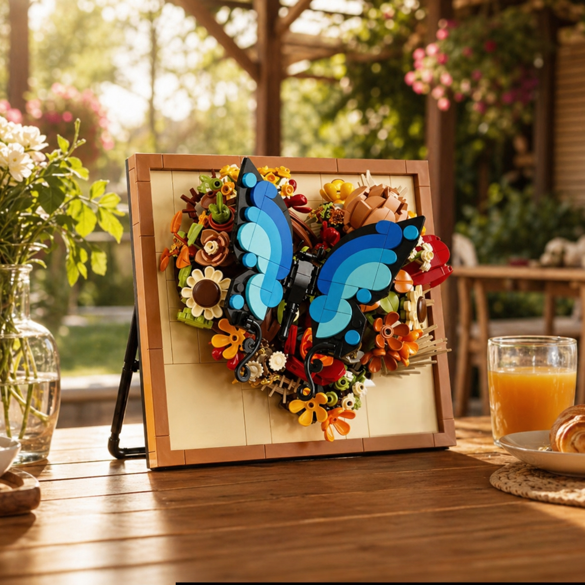 Moldura Floral 3D - Borboleta (765 peças)