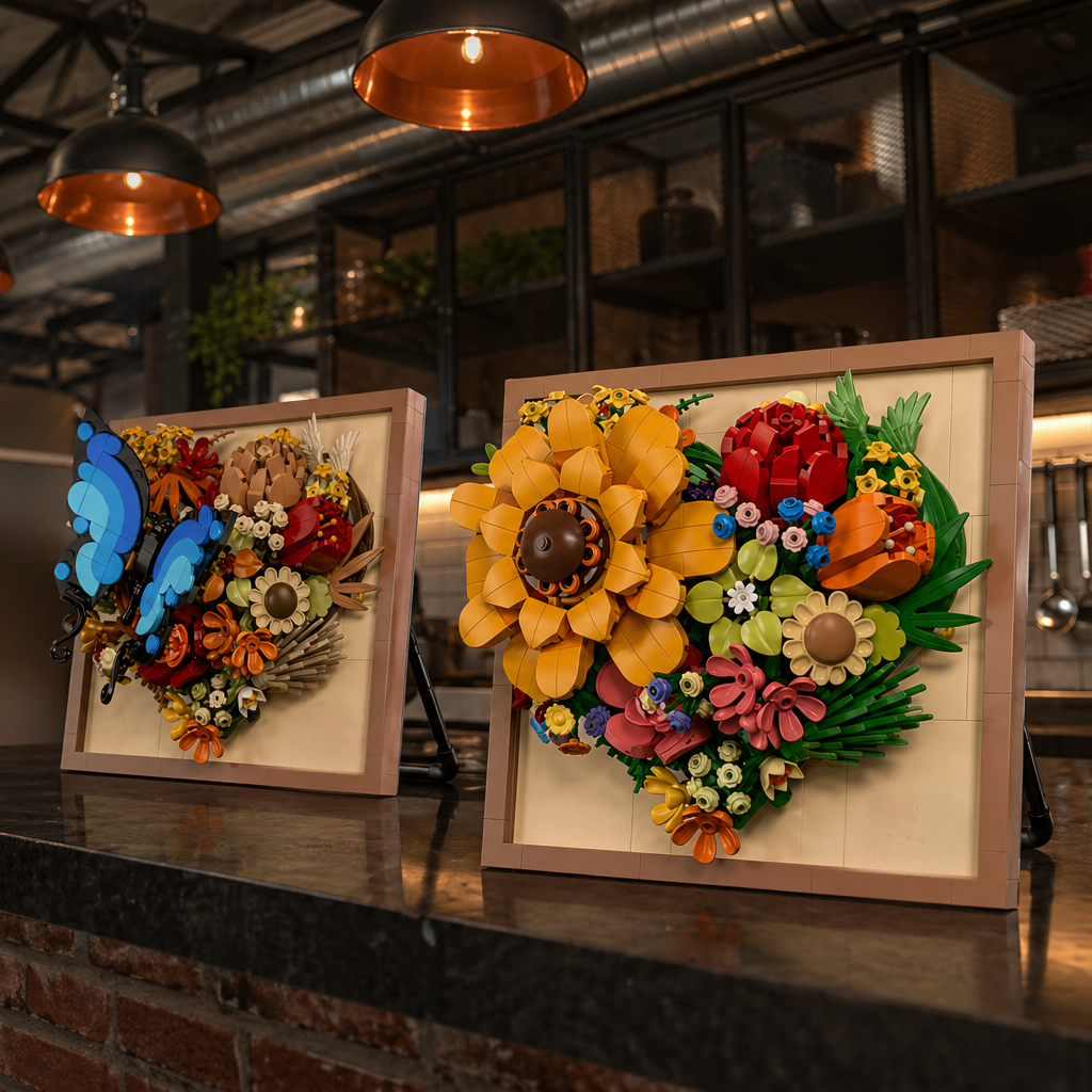 Moldura Floral 3D - Borboleta (765 peças)