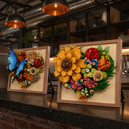 Moldura Floral 3D - Borboleta (765 peças)