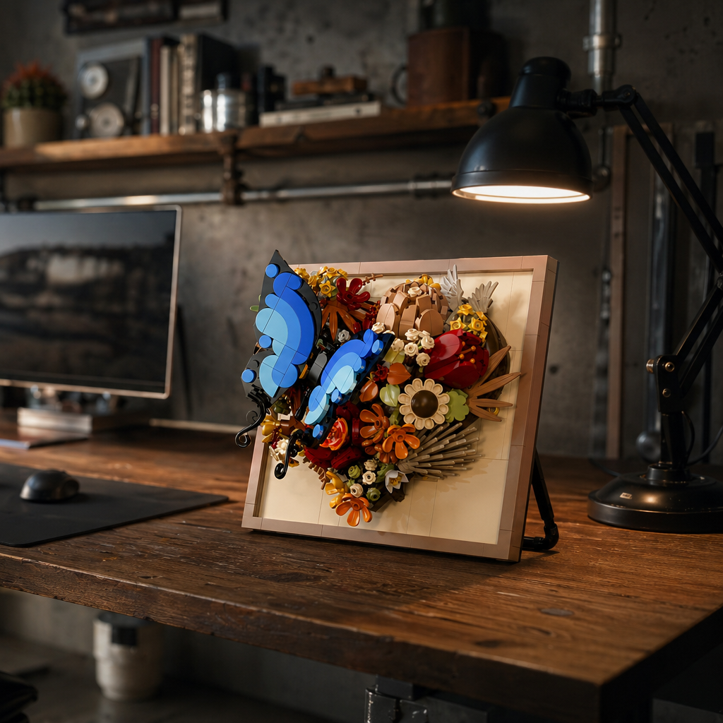 Moldura Floral 3D - Borboleta (765 peças)