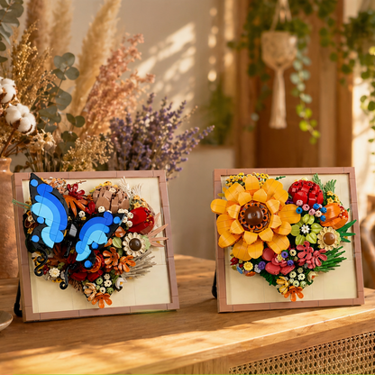 Moldura Floral 3D - Borboleta (765 peças)