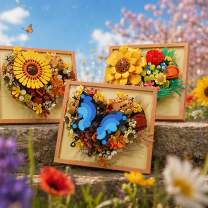 Moldura Floral 3D - Borboleta (765 peças)