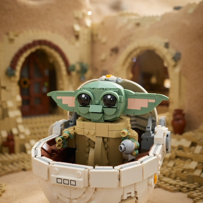 Baby Yoda no Carrinho Flutuante (1048 peças)