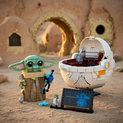 Baby Yoda no Carrinho Flutuante (1048 peças)