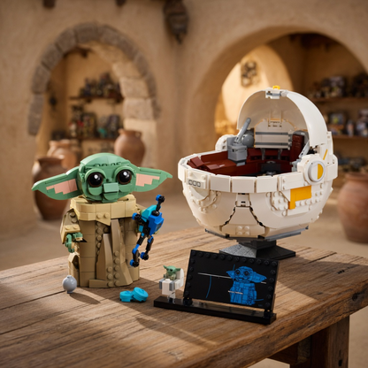 Baby Yoda no Carrinho Flutuante (1048 peças)