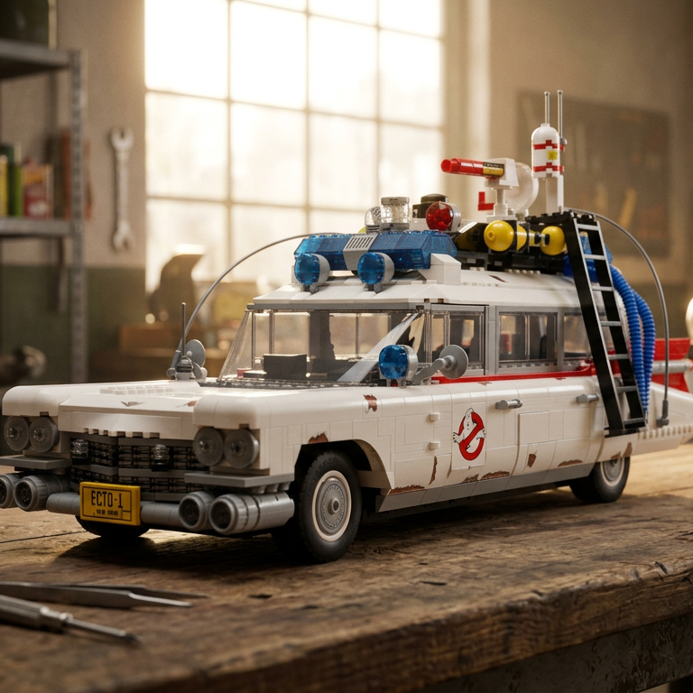 (47% OFF) Cadillac ECTO-1 dos Caça-Fantasmas (2352 peças)