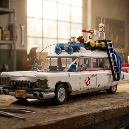 (47% OFF) Cadillac ECTO-1 dos Caça-Fantasmas (2352 peças)