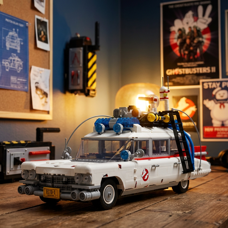(47% OFF) Cadillac ECTO-1 dos Caça-Fantasmas (2352 peças)