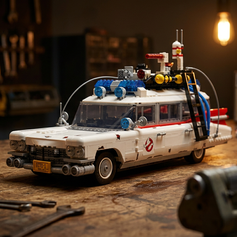 (47% OFF) Cadillac ECTO-1 dos Caça-Fantasmas (2352 peças)