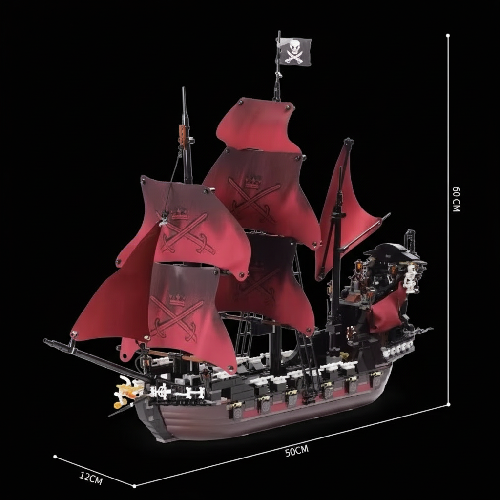 Piratas do Caribe - Vingança da Rainha Ana (1097 peças)