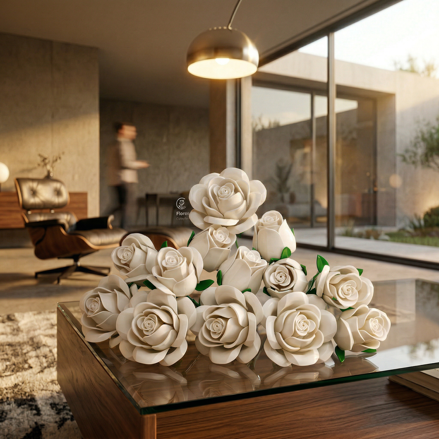 Buquê de Rosas Brancas (496 peças)