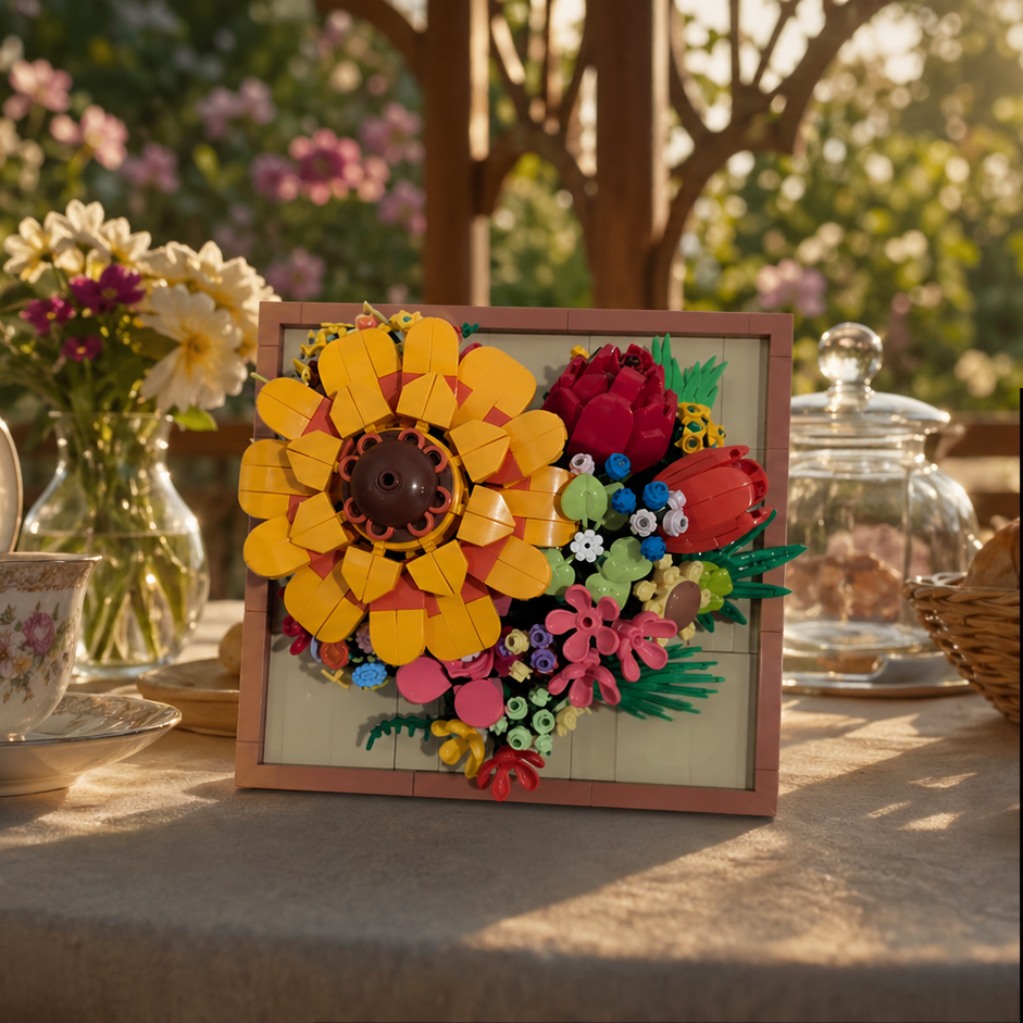 Moldura Floral 3D (781 peças)