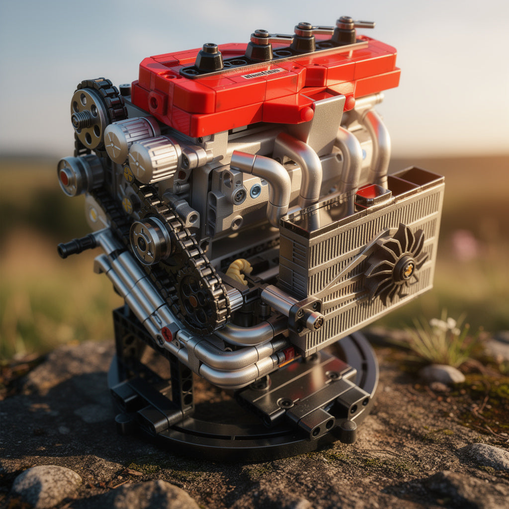 Motor 4G63T Turbo Inline-4 (811 peças)