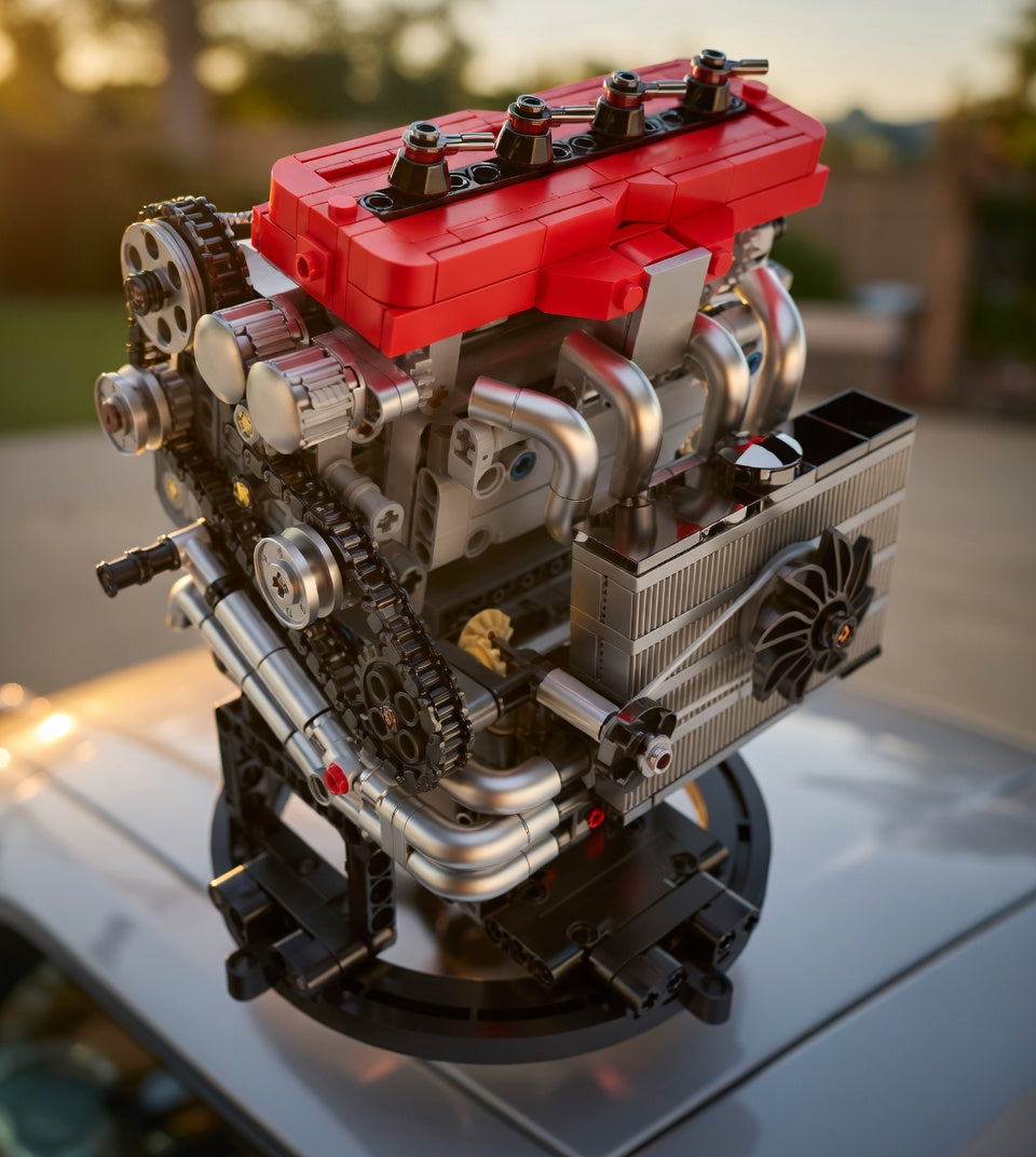 Motor 4G63T Turbo Inline-4 (811 peças)
