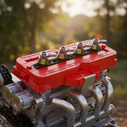 Motor 4G63T Turbo Inline-4 (811 peças)