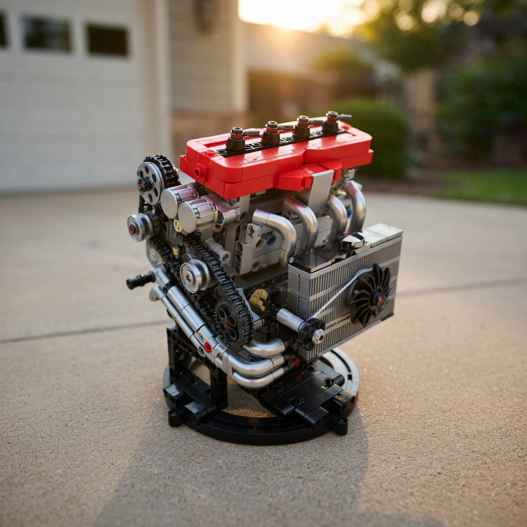 Motor 4G63T Turbo Inline-4 (811 peças)