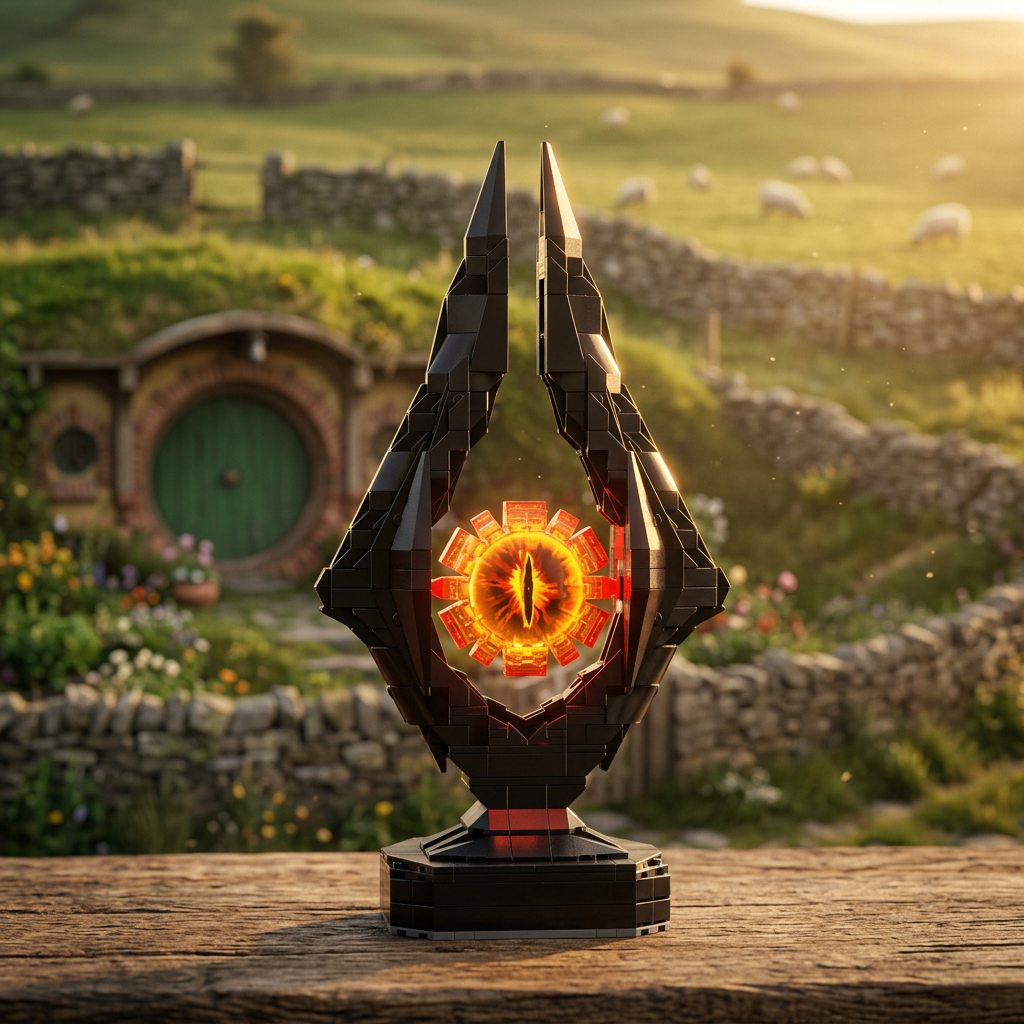 Olho de Sauron com Iluminação (925 peças)