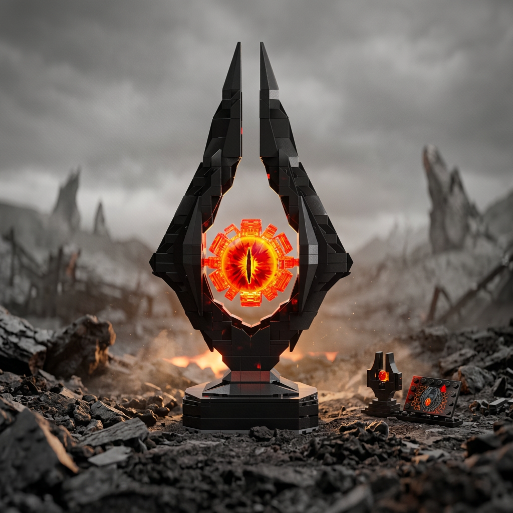 Olho de Sauron com Iluminação (925 peças)