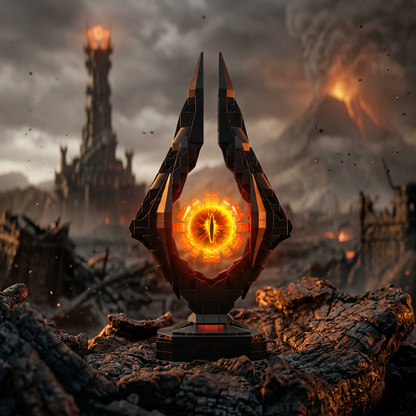 Olho de Sauron com Iluminação (925 peças)