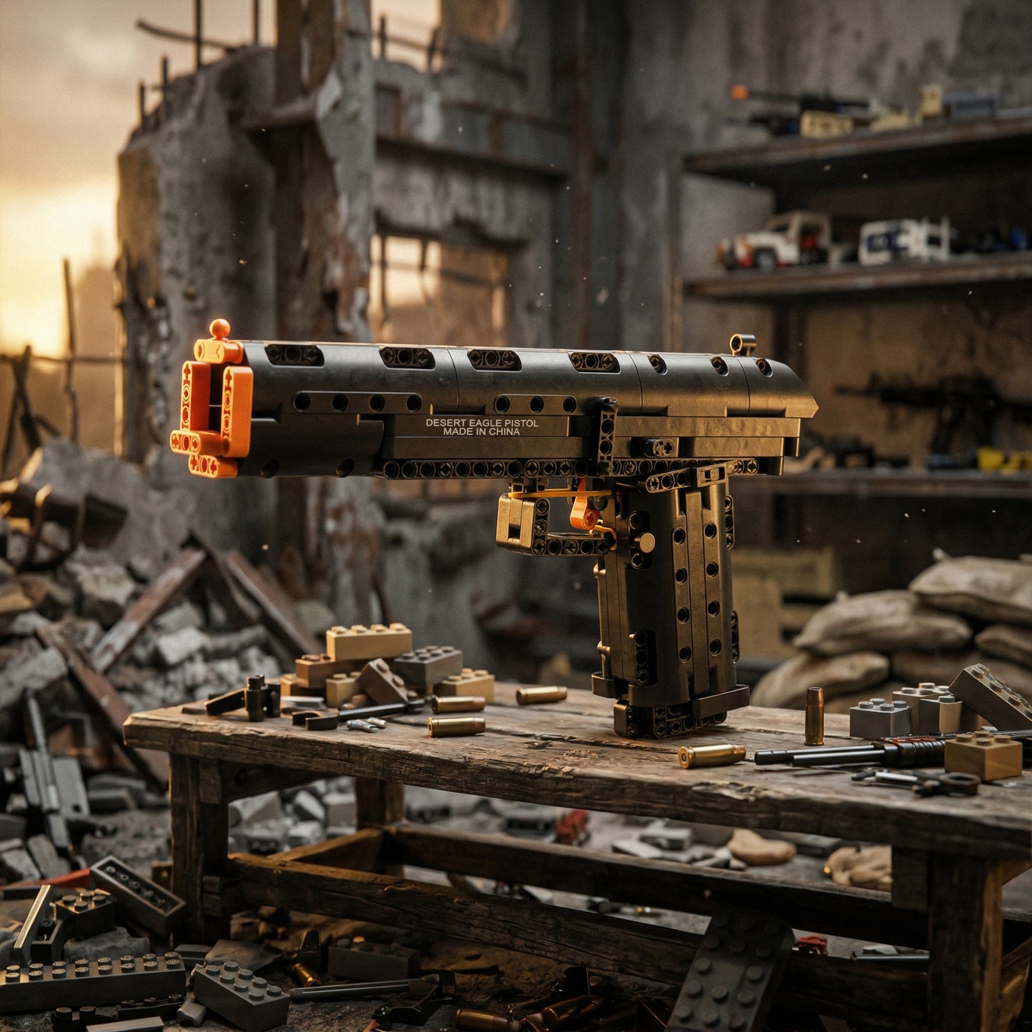 Pistola Desert Eagle (563 Peças)