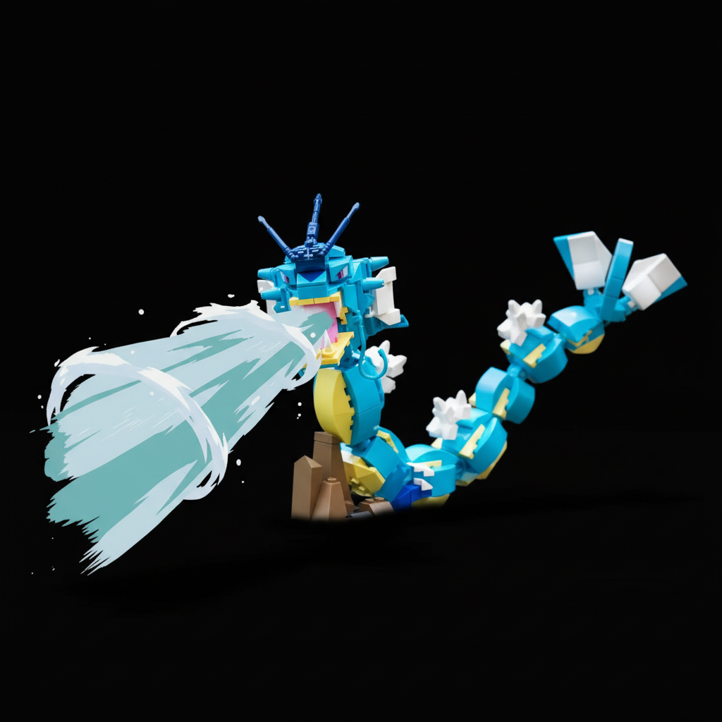Pokémon - Gyarados (481 peças)