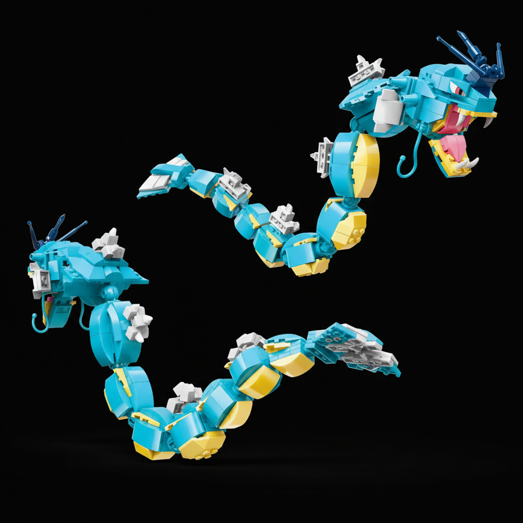 Pokémon - Gyarados (481 peças)