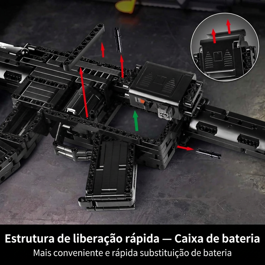 Submetralhadora HK MP5 (783 peças)