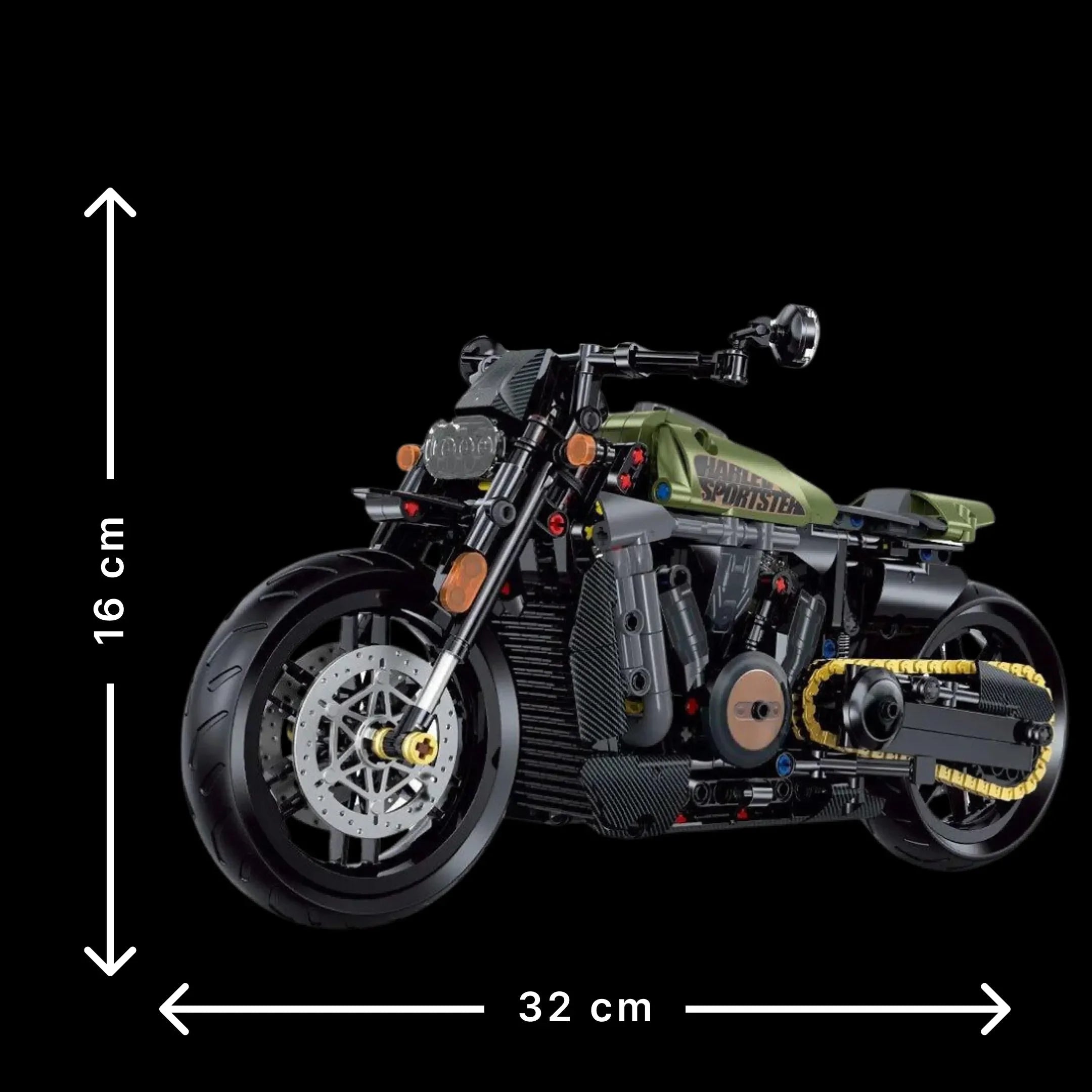 Harley Davidson (634 peças) – Brics Craft