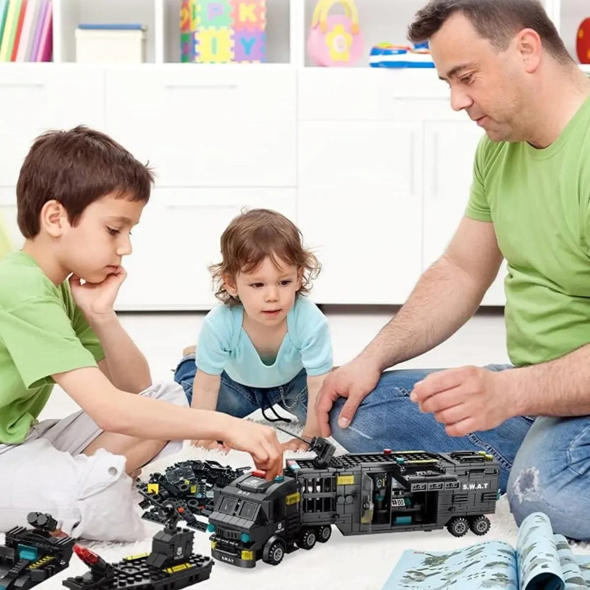 Helicóptero, Transformers e Caminhão (51 Brinquedos em 3) - Brics Craft