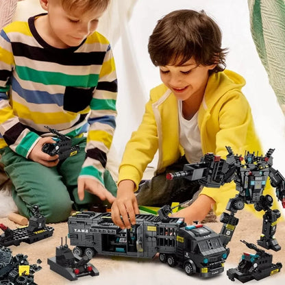 Helicóptero, Transformers e Caminhão (51 Brinquedos em 3) - Brics Craft