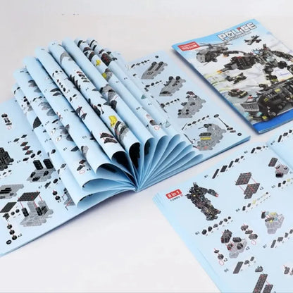 Helicóptero, Transformers e Caminhão (51 Brinquedos em 3) - Brics Craft