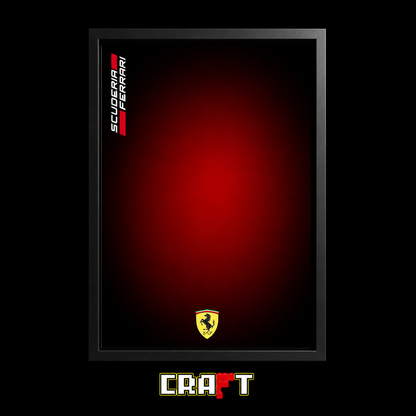 Quadro Fosco para a Fórmula-1 Ferrari SF24 Degrade