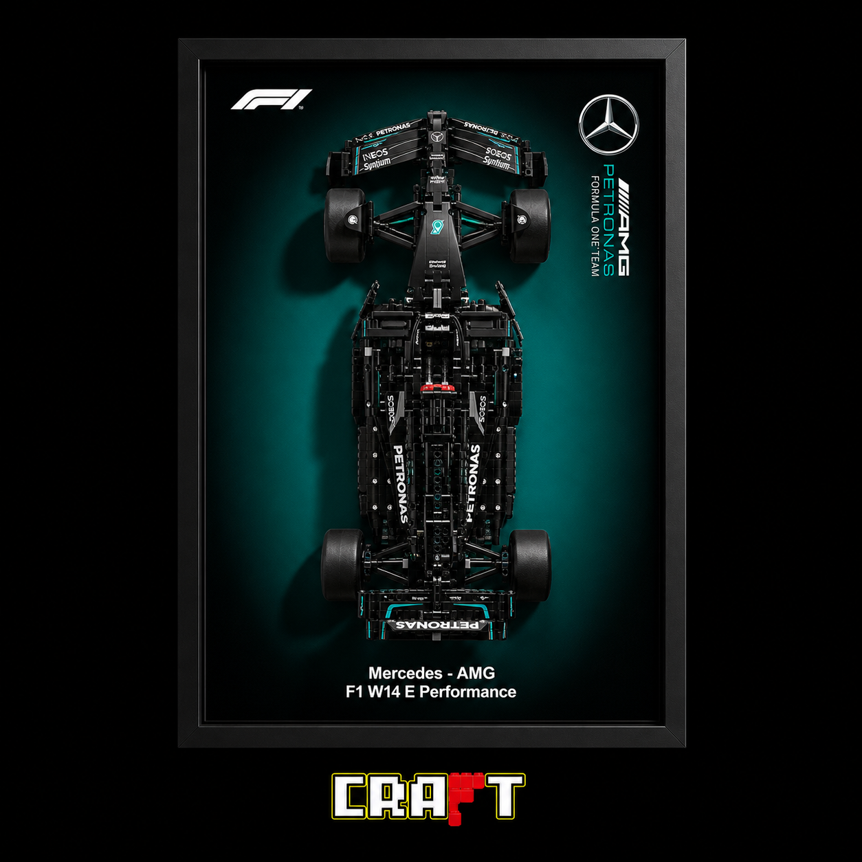Quadro Fosco para a Fórmula-1 Mercedes-AMG W14