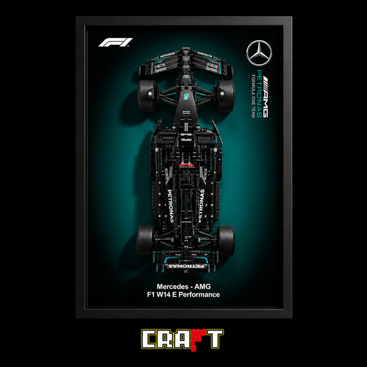 Quadro Fosco para a Fórmula-1 Mercedes-AMG W14
