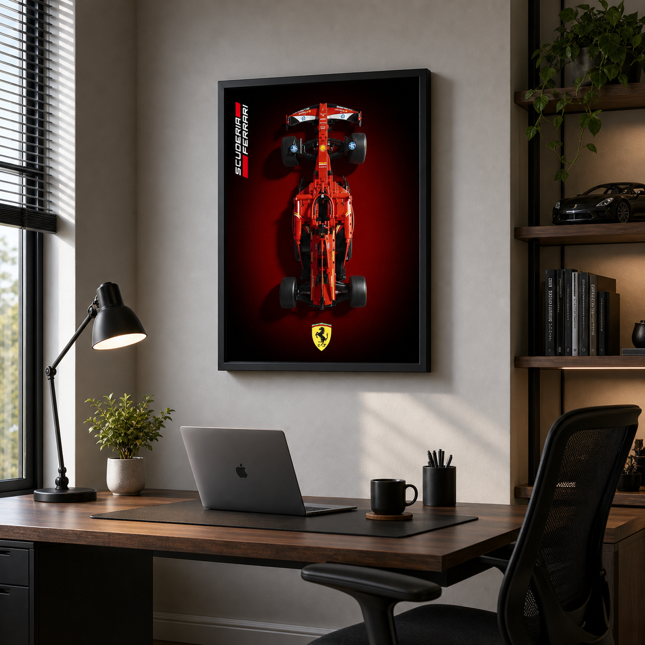 Quadro Fosco para a Fórmula-1 Ferrari SF24 Degrade