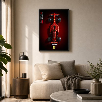 Quadro Fosco para a Fórmula-1 Ferrari SF24 Degrade