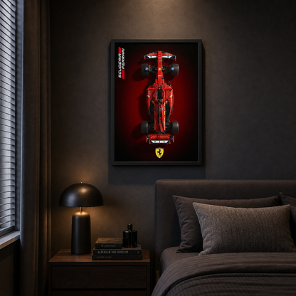 Quadro Fosco para a Fórmula-1 Ferrari SF24 Degrade
