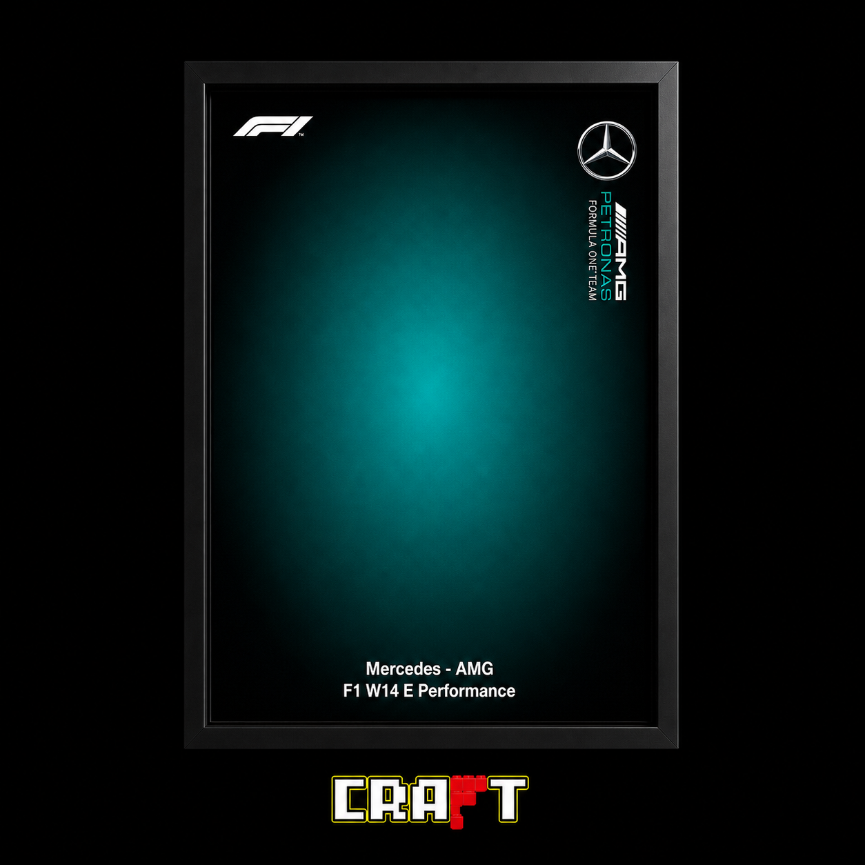 Quadro Fosco para a Fórmula-1 Mercedes-AMG W14